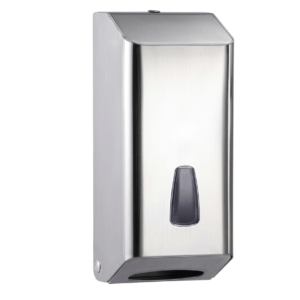Dispensador de Papel Higiénico EcoStream – Sistema Folha-a-Folha | Inox Polido